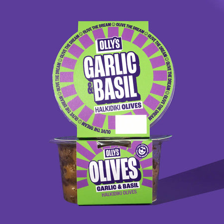 Garlic & Basil Halkidiki Olives