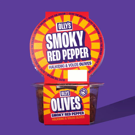 Smoky Red Pepper Halkidiki & Volos Olives