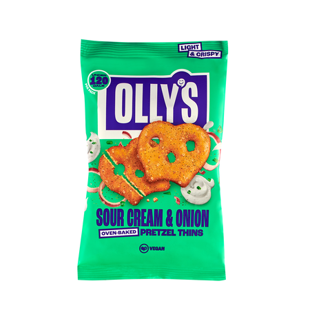 Olly's - Sour Cream & Onion Pretzel Thins