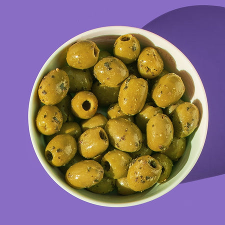 Garlic & Basil Olives